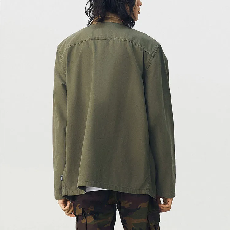Vans Jackets Men Army Green-7