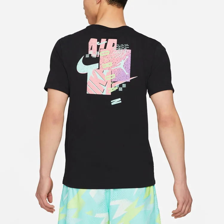 Jordan Air Futura T Shirts Men Black-3