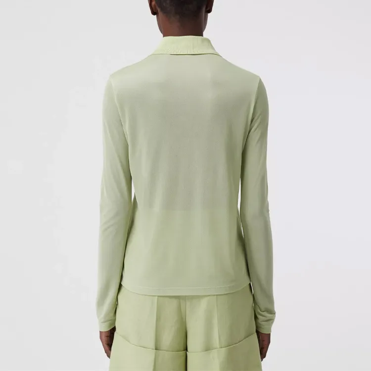 Burberry Polo Shirt Women's Mist Green-4