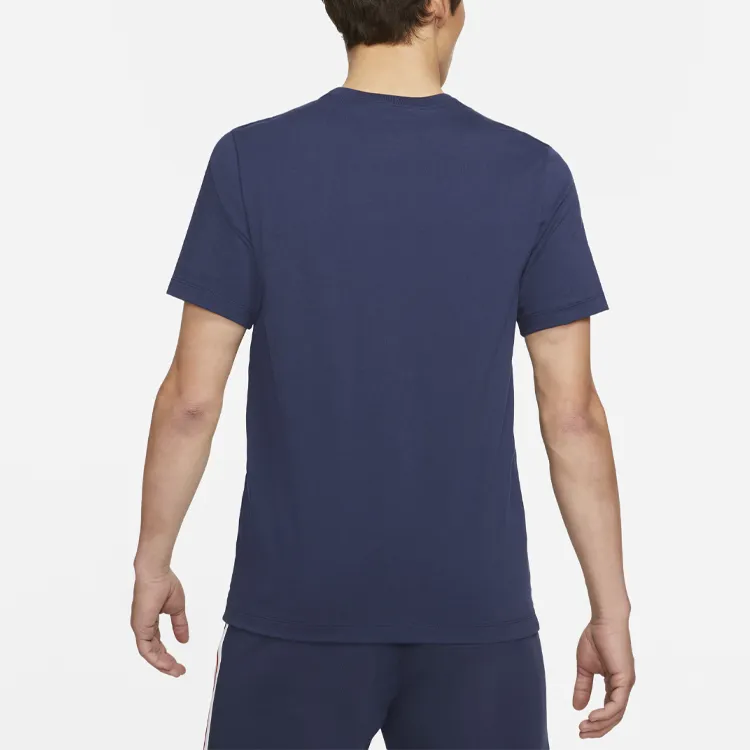 Jordan T Shirt Paris Saint Germain Men's Dark Blue-3