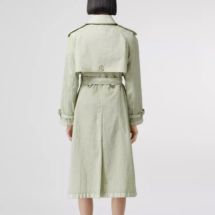 Burberry Trench Coat Women's Mist Green-2