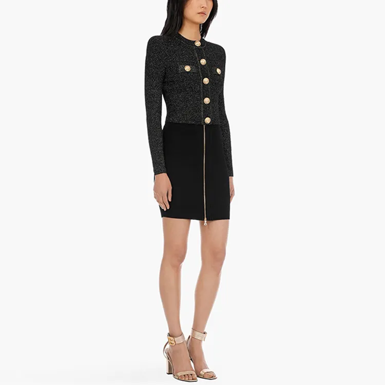 BALMAIN SS21 Knitwear Women's Black-3