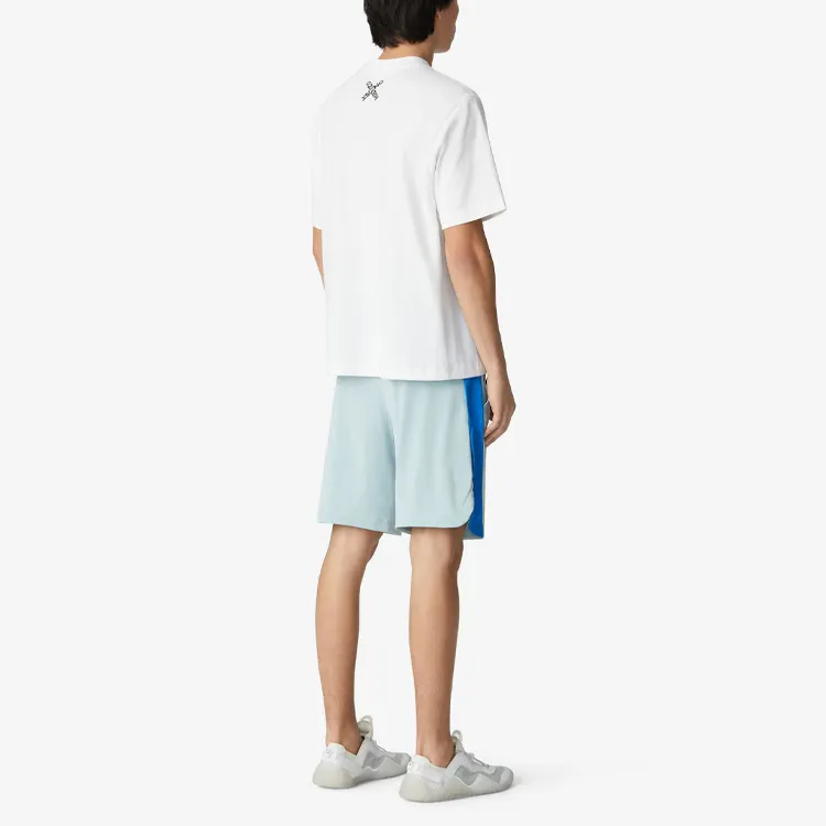 KENZO Letter Logo T Shirts Men White-4
