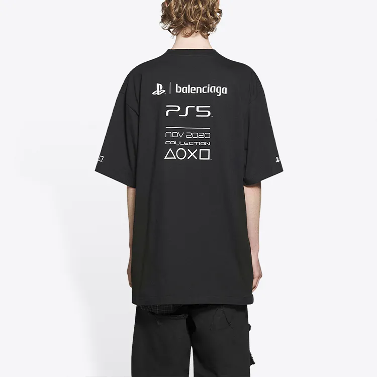 Balenciaga X PlayStation Boxy T shirt-3