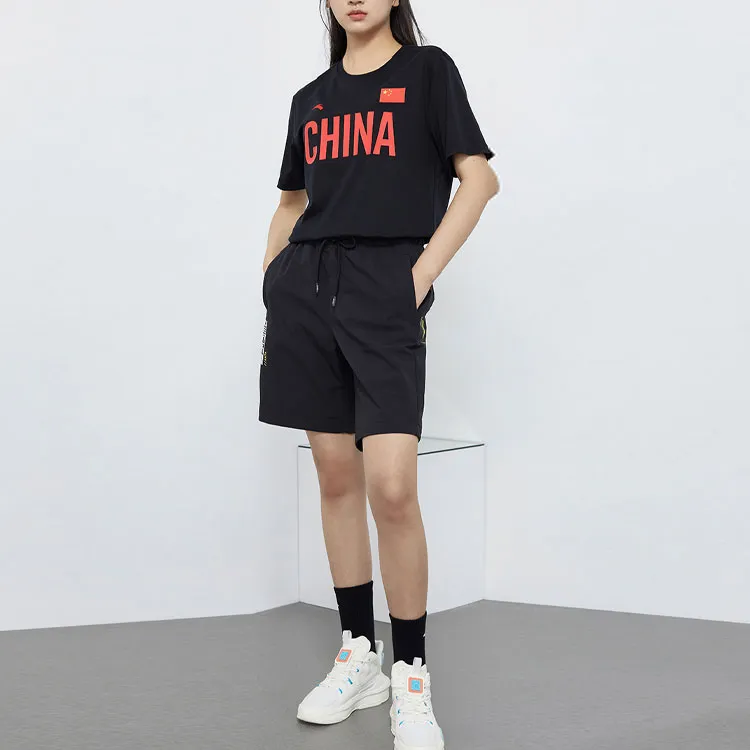 Anta Sports Life Collection Shorts Unisex Black-3
