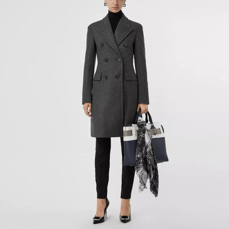 Burberry Coats Women's Gray-1