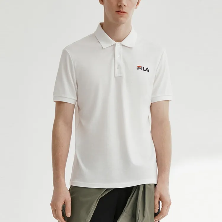 FILA Polo Shirts Men White-3