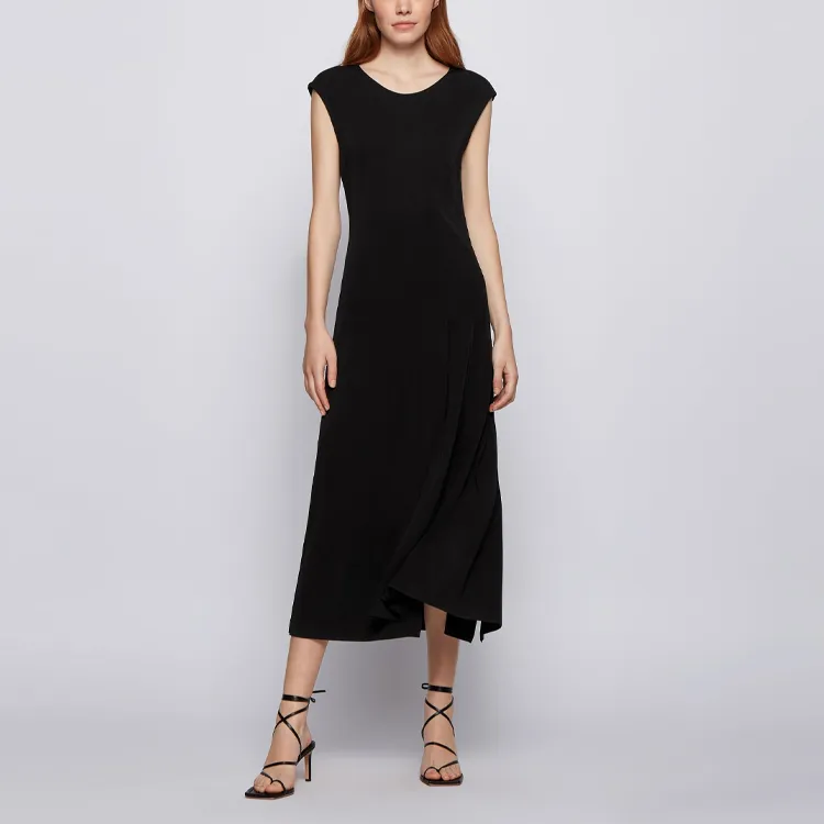 HUGO BOSS Sleeveless Dresses Women's Black-1