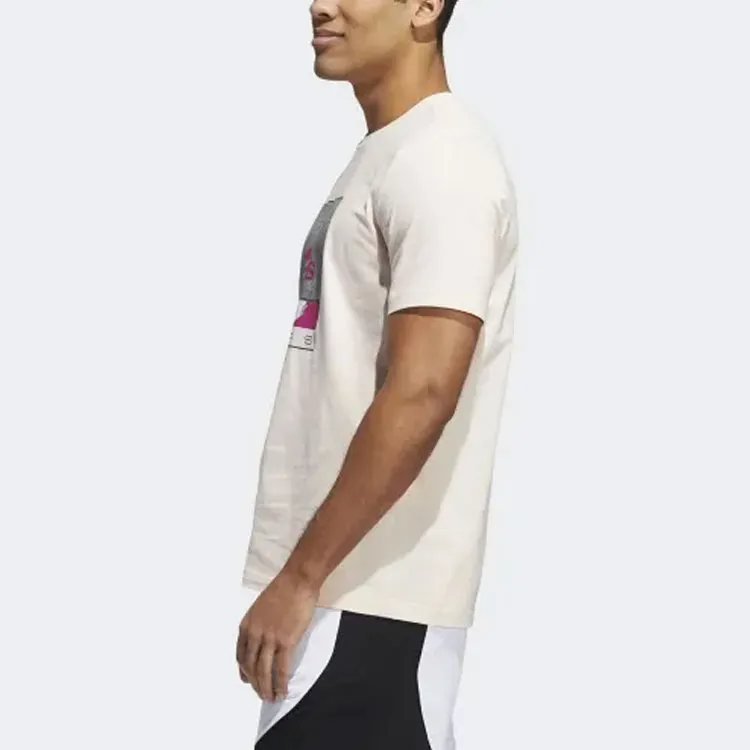 Adidas T Shirts Men Light Pink-3