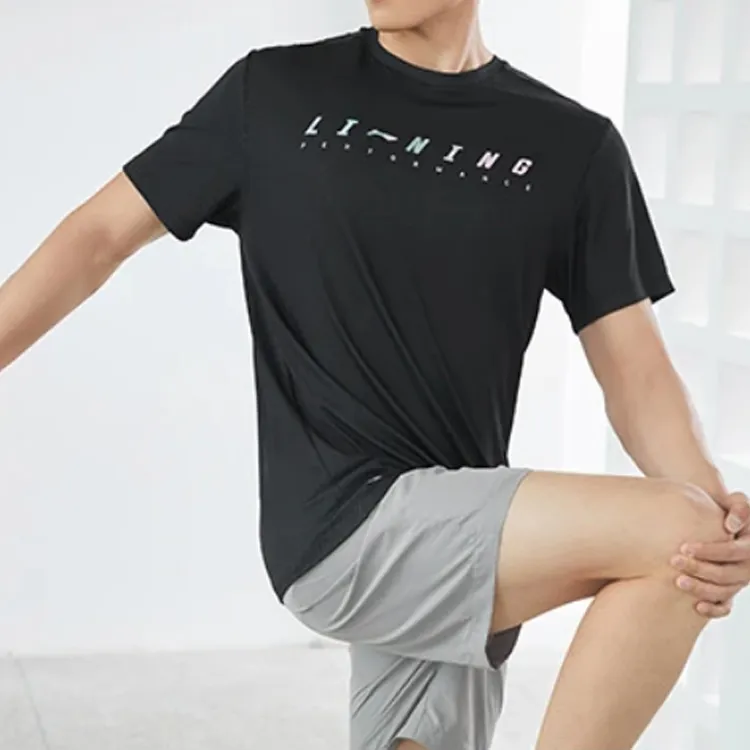 LINING Training Series T Shirts Men Black-4