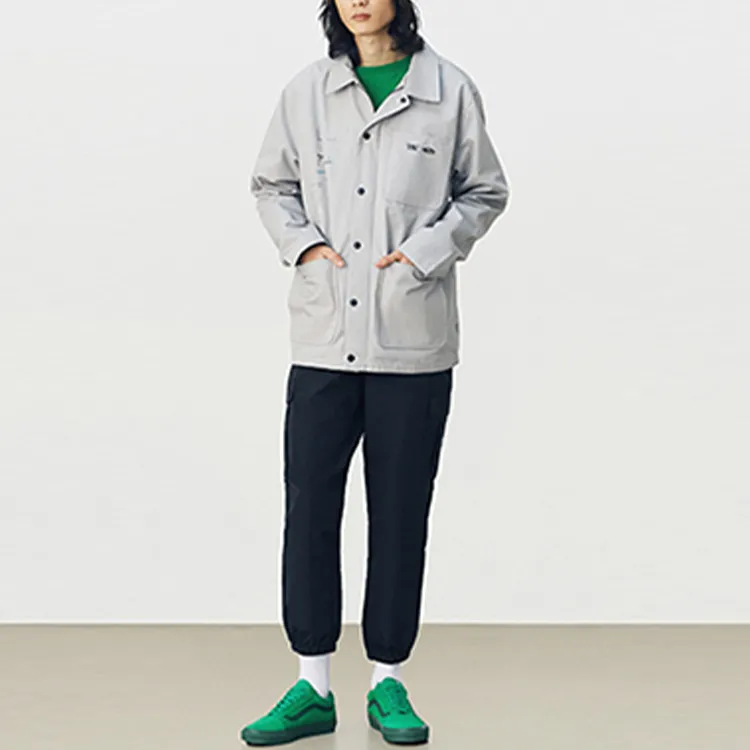 Vans Jackets Men Gray-2