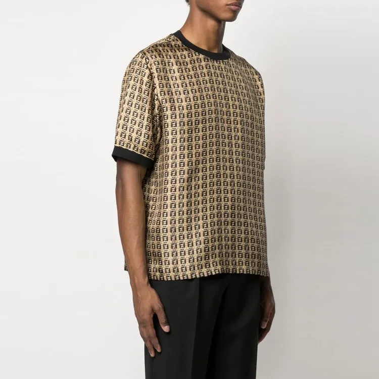 FENDI T-Shirts Unisex Yellow-2