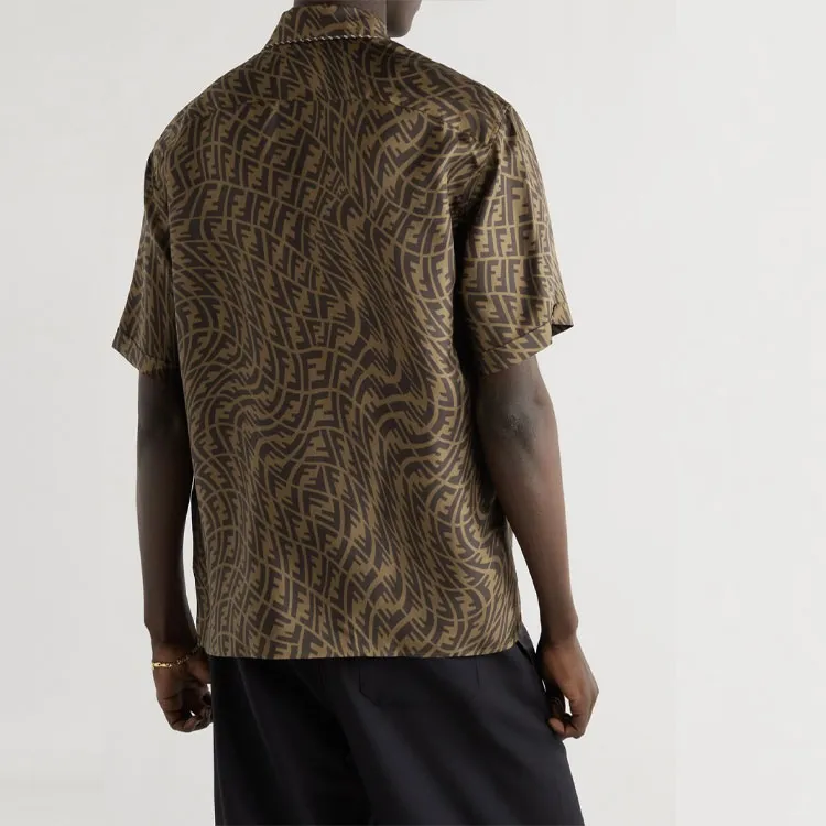 FENDI x Sarah Coleman SS21 Shirt Men's Brown-2