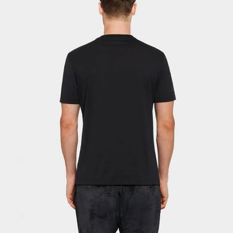 VERSACE T Shirts Men Black-2