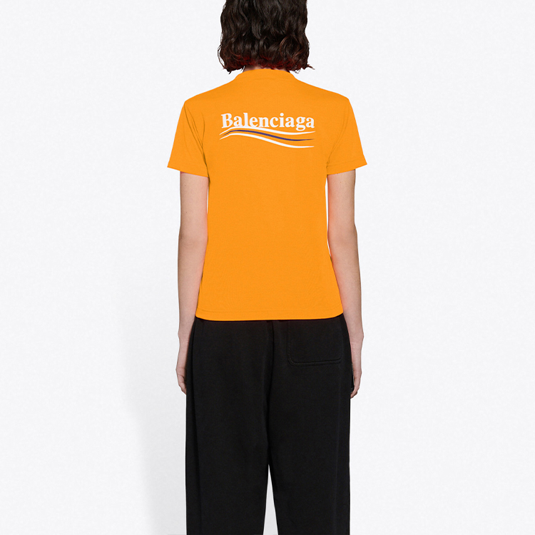 Balenciaga Political Campaign Small Fit T-Shirt 'Fluorescent