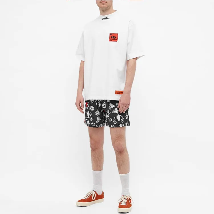 PALM ANGELS X Vilebrequin Bear print Swim Shorts-3