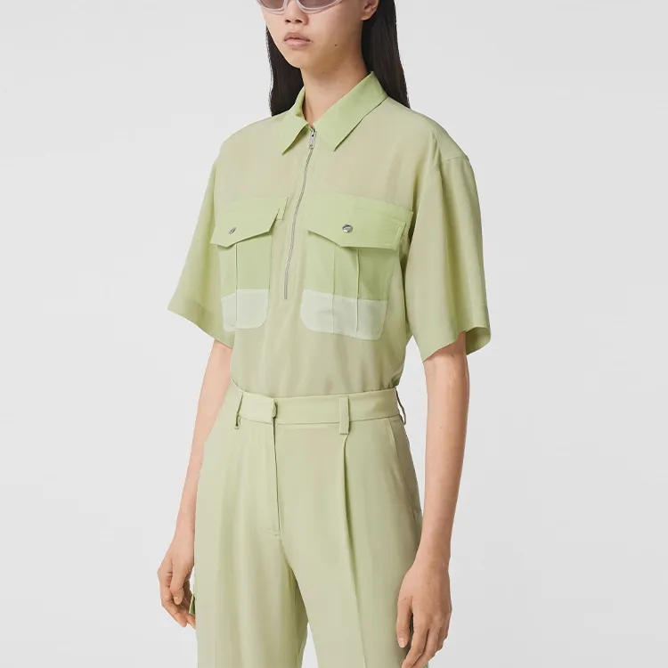 Burberry Shirt Women's Mist Green-1