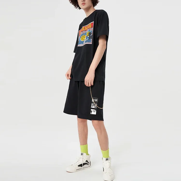 LiNing x Disney T Shirt Men's Black-3
