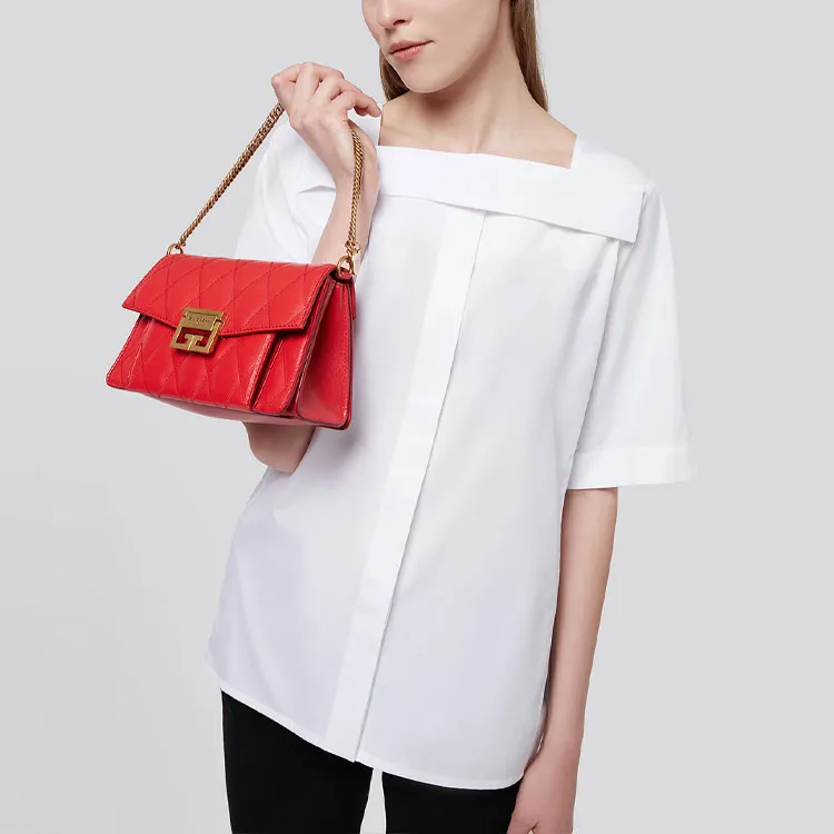 Givenchy Square Neck Poplin Blouse-2