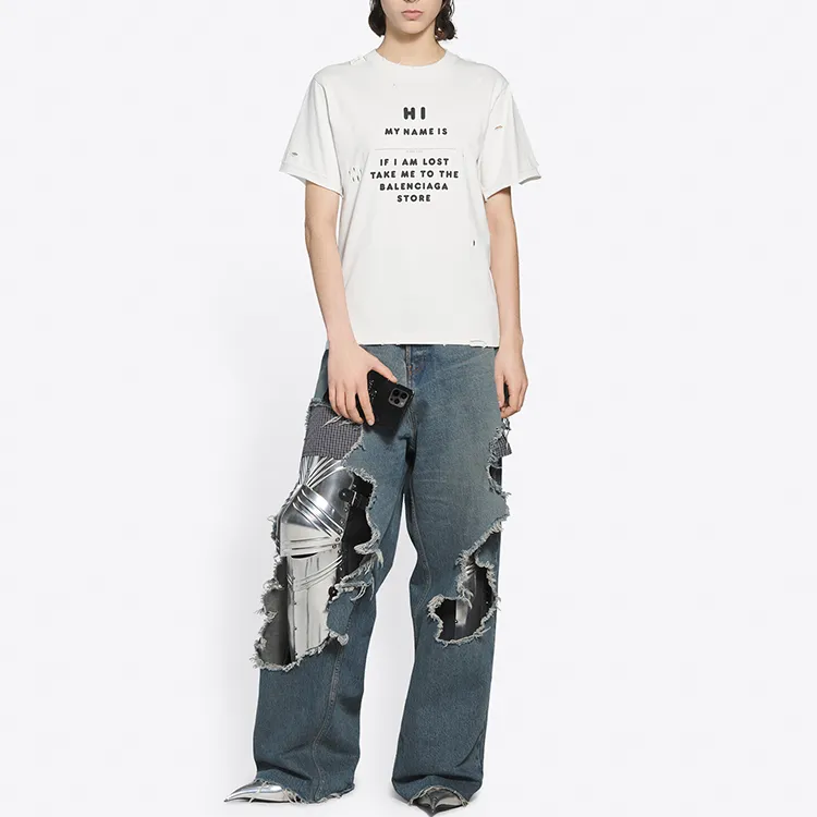 Balenciaga FW21 T Shirt Women's White-4