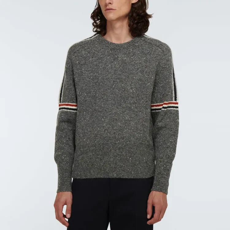 THOM BROWNE· FW21 Sweater Men's Charcoal Gray-3