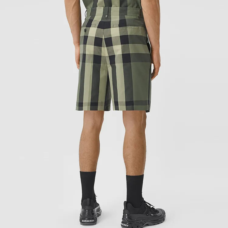 Burberry Casual Shorts Men's Green-4