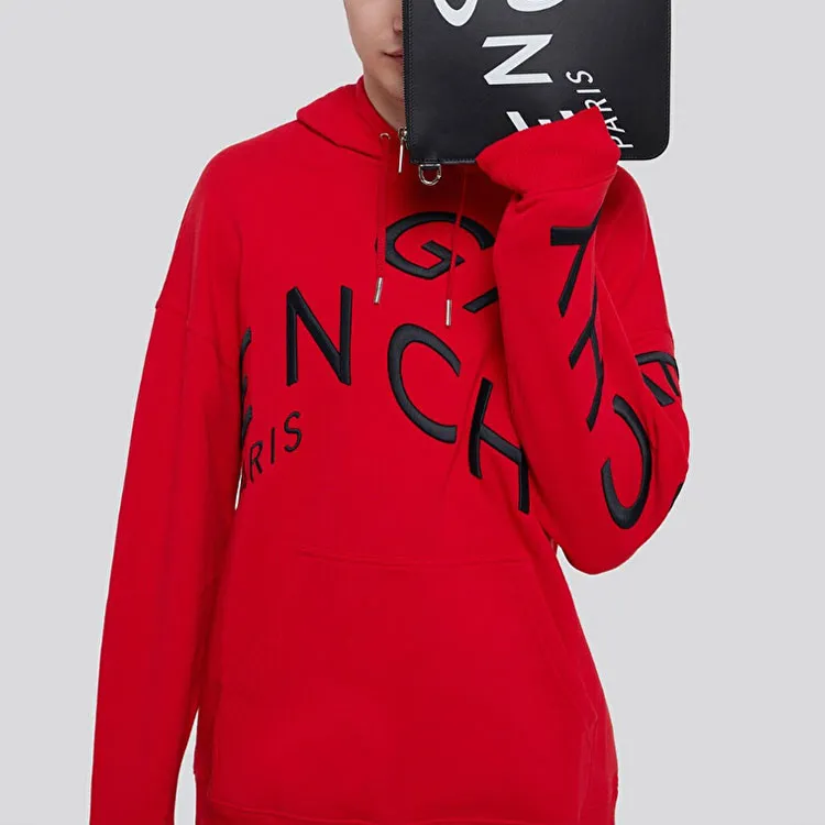 Givenchy Refracted Embroidered Logo Hoodie-4