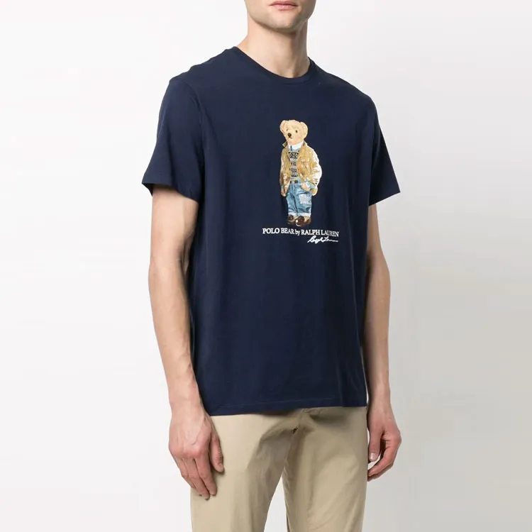 Polo Ralph Lauren T Shirts Men Dark Blue-2
