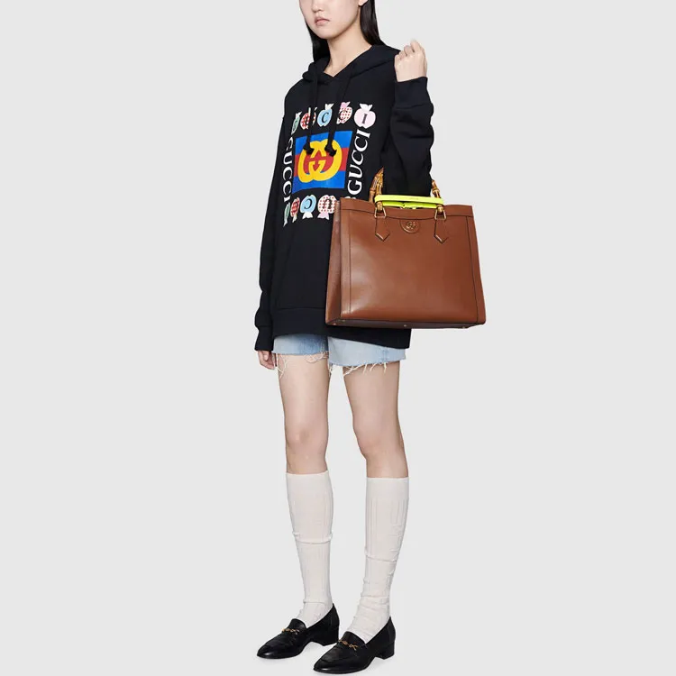 GUCCI Apple print Hoodie-1