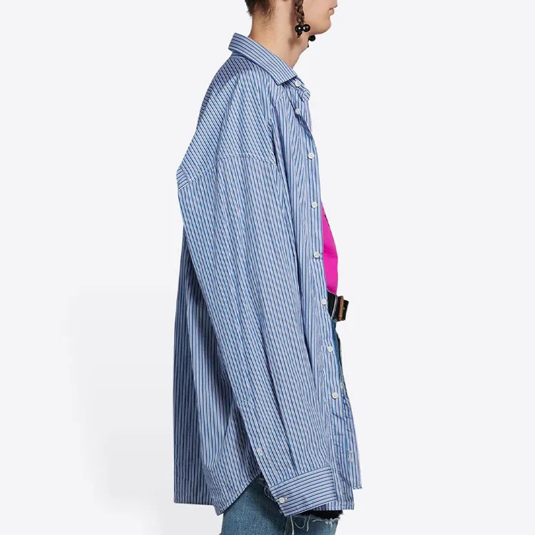 Balenciaga Shirt Regular Fit Men's Light Blue-3