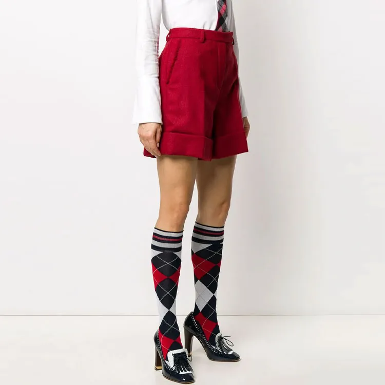 THOM BROWNE Casual Shorts Women's Red-2