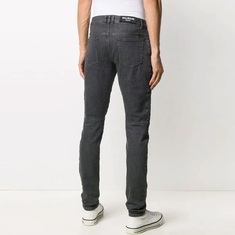 BALMAIN Jeans Men Black-3