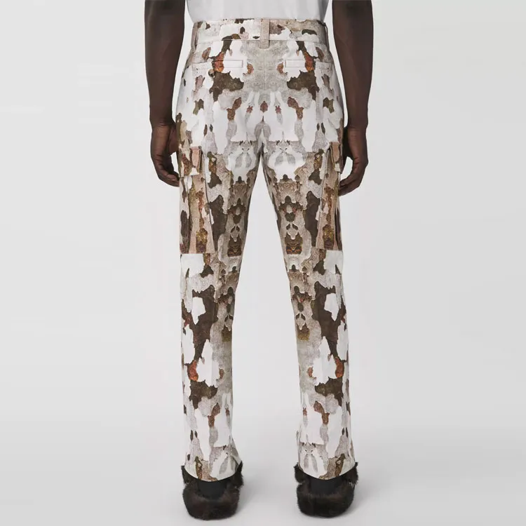 Burberry Camouflage Print Cargo Trousers-4