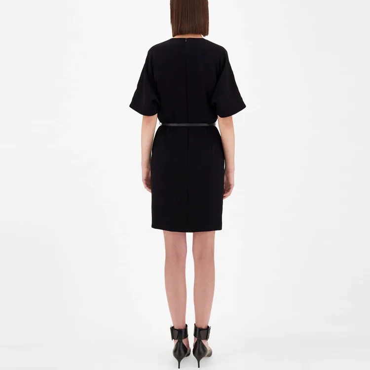 WEEKEND MaxMara Short Sleeved Dress Women's Black-2