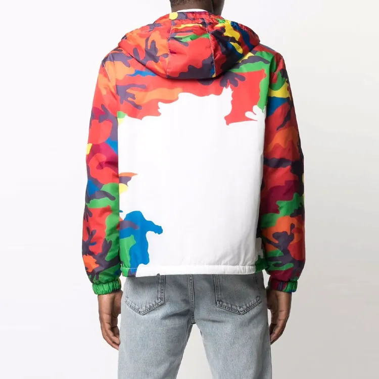 Valentino Vltn Camouflage Hooded Jacket-3
