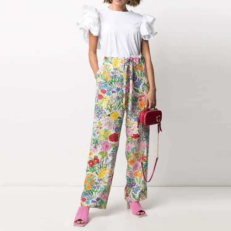 GUCCI Casual Pants Women's White-1