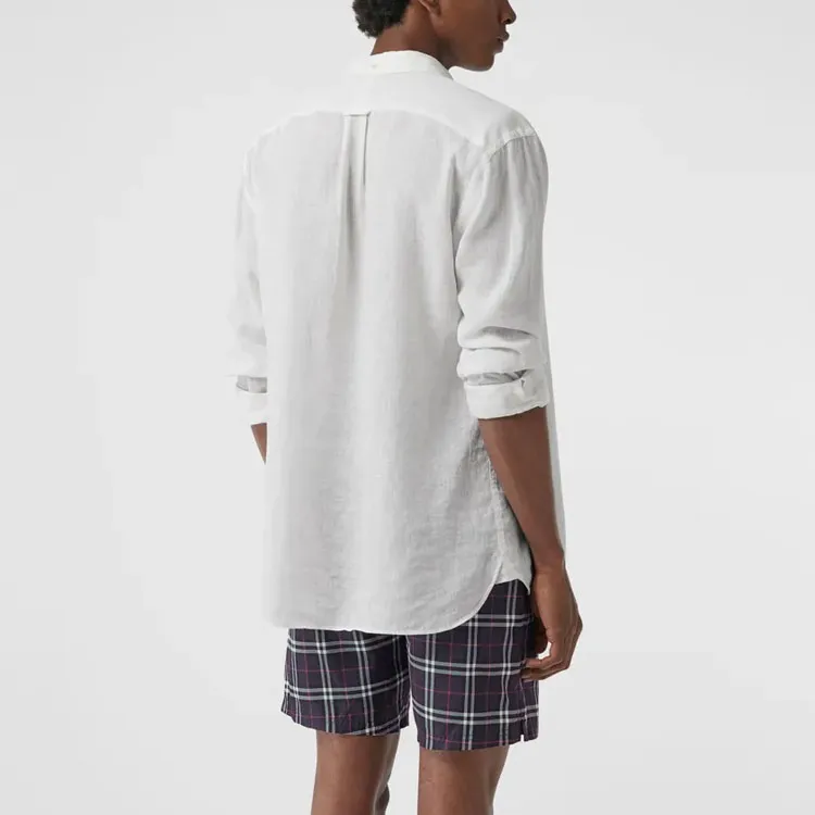 Burberry Casual Shorts Men Dark Blue-5