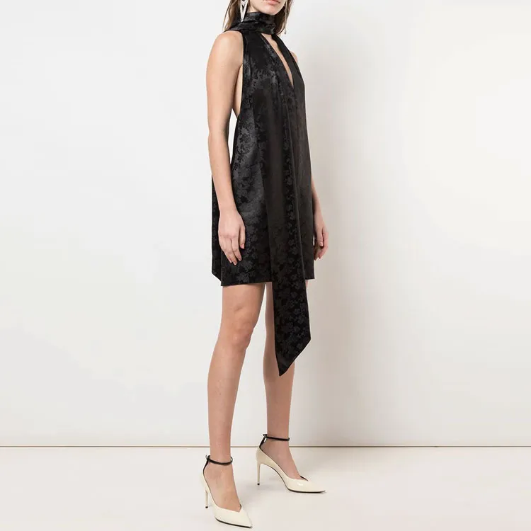 Givenchy Floral Silk Halterneck Dress-3