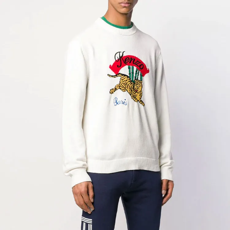 KENZO Sweatshirts Men White-3