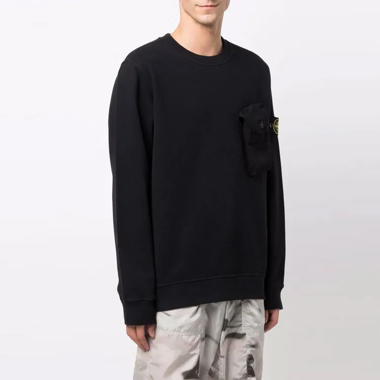 STONE ISLAND Sweatshirts Men Black-3