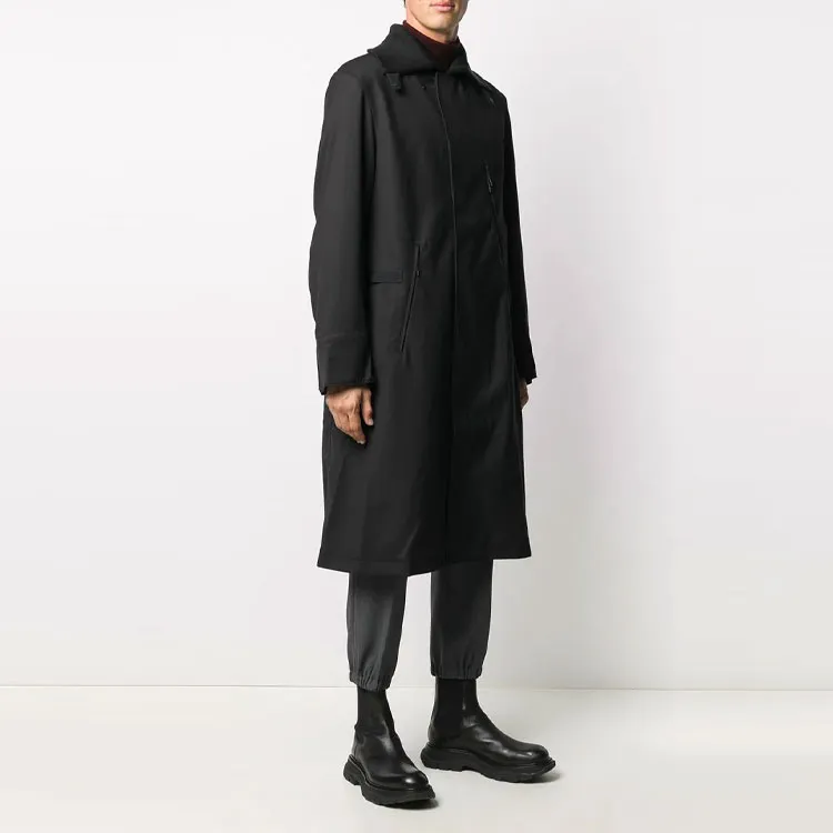 Y 3 Parka Coats Men Black-3