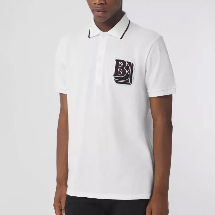 Burberry Polo Shirt Men's White-2