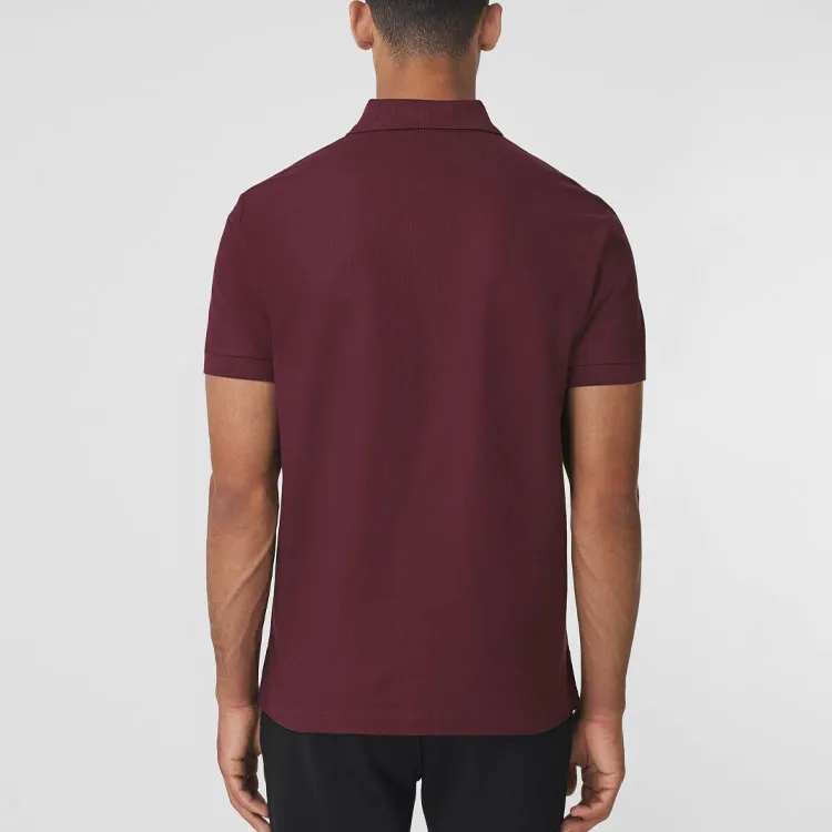 Burberry FW21 Polo Shirt Men's Burgundy-2