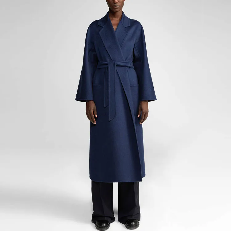 MaxMara Labbro Series Coats Women's Dark Blue-1