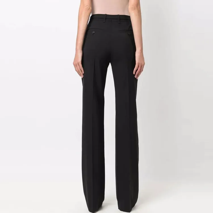 Valentino VLogo Belt Wide-Leg Trousers-2