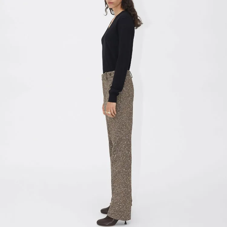Bottega Veneta Herringbone Straight Trousers-5