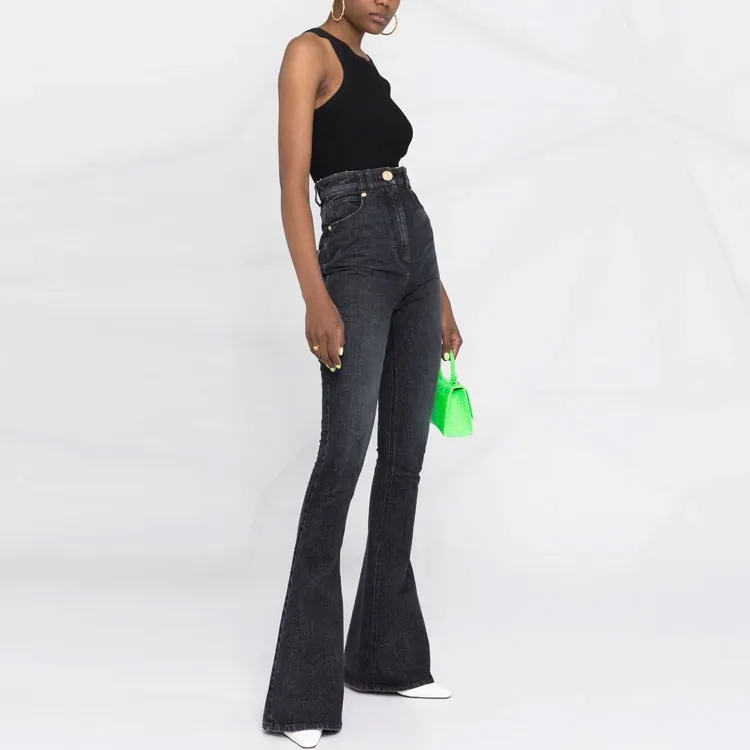 BALMAIN Jeans Women's Black-3