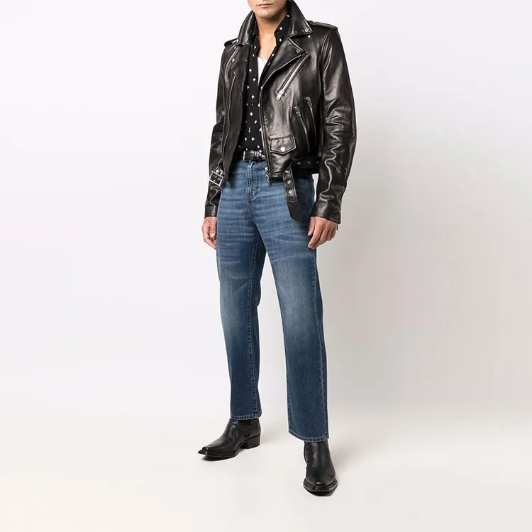 AMIRI Leather Biker Jacket-4