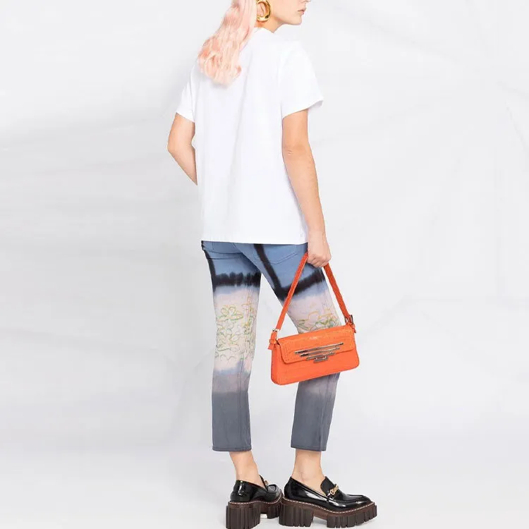 GANNI Smiley Basic Tee 'Bright White'-3