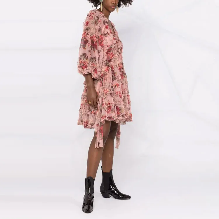 Zimmermann Long-Sleeved Dresses Women's Pink-2